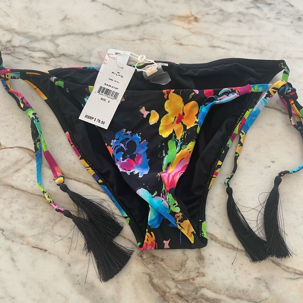 Pilyq Floral Bikini Bottom